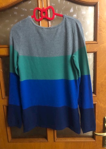 Çok Renkli kadın Triko Kazak - Görsel 2