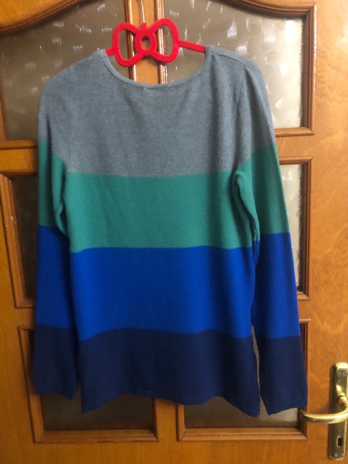 Çok Renkli kadın Triko Kazak - Görsel 2