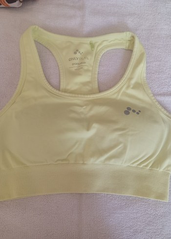 Pastel Sarı Spor Sütyeni