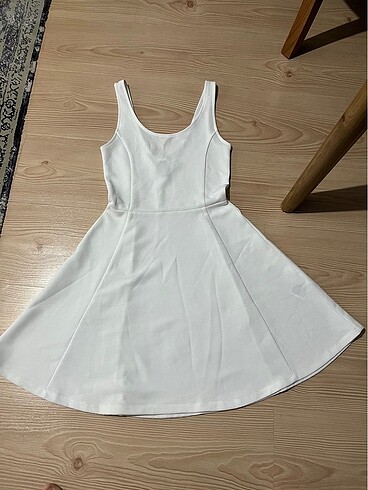 H&m beyaz kısa elbise