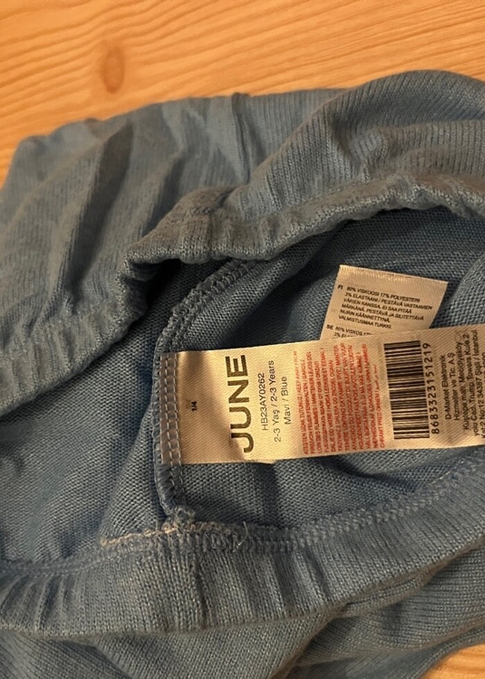 İnce triko takım 3 yaş - Görsel 4