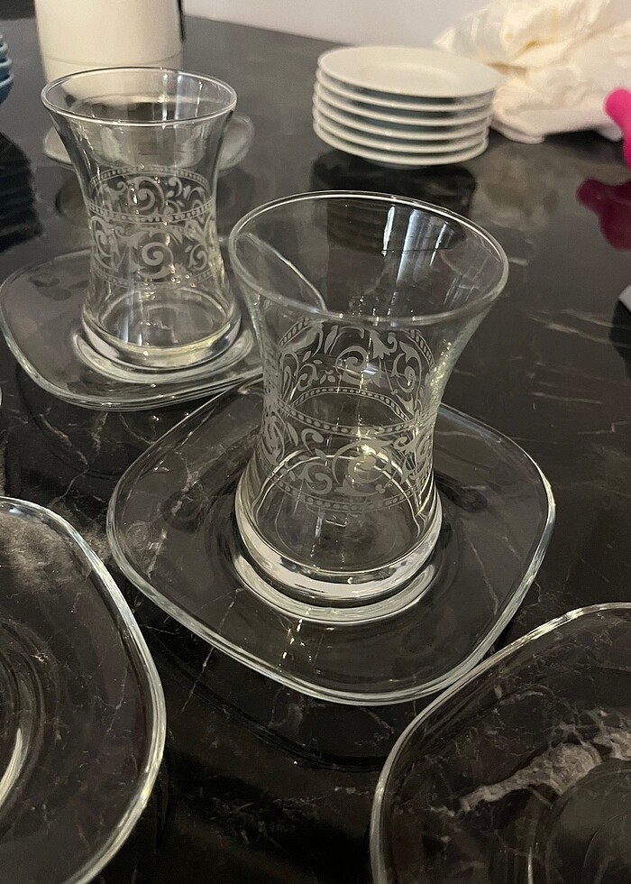 Lav 6lı çay tabağı - Görsel 2