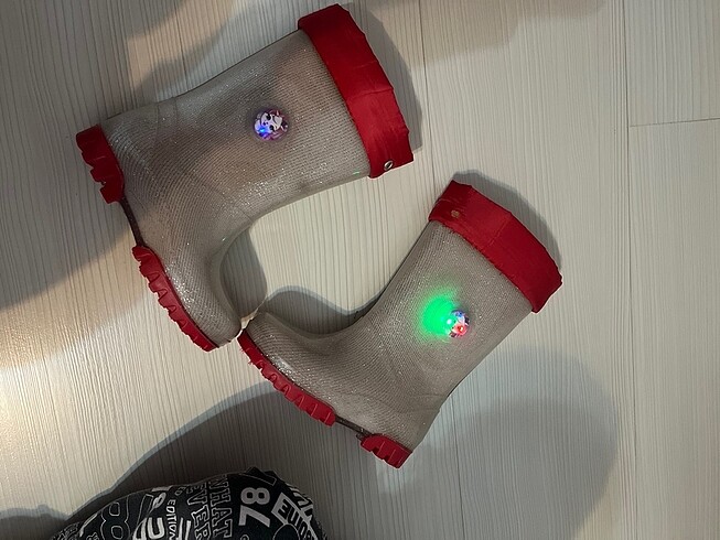 Kız çocuk lastik kar yağmur çizmesi bot - Görsel 7