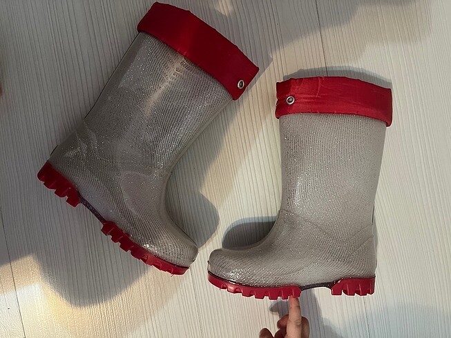 Kız çocuk lastik kar yağmur çizmesi bot - Görsel 8