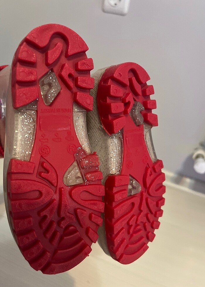 Kız çocuk lastik kar yağmur çizmesi bot - Görsel 5