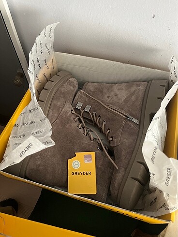 Greyder hakiki deri süet vizon bot - Görsel 6