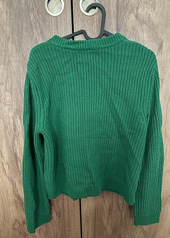 s Beden H&M Yeşil Örgü Kadın Hırka