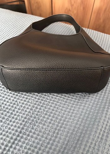 Beden Minimalist Siyah Deri Kadın Omuz Çantası