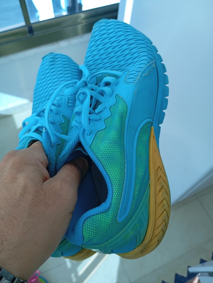 Mavi Elastik Bağcıklı Kadın Spor Ayakkabı - Görsel 3