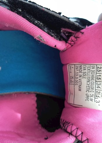 Kız Çocuk Renkli Bağcıksız Spor Ayakkabı - Görsel 3