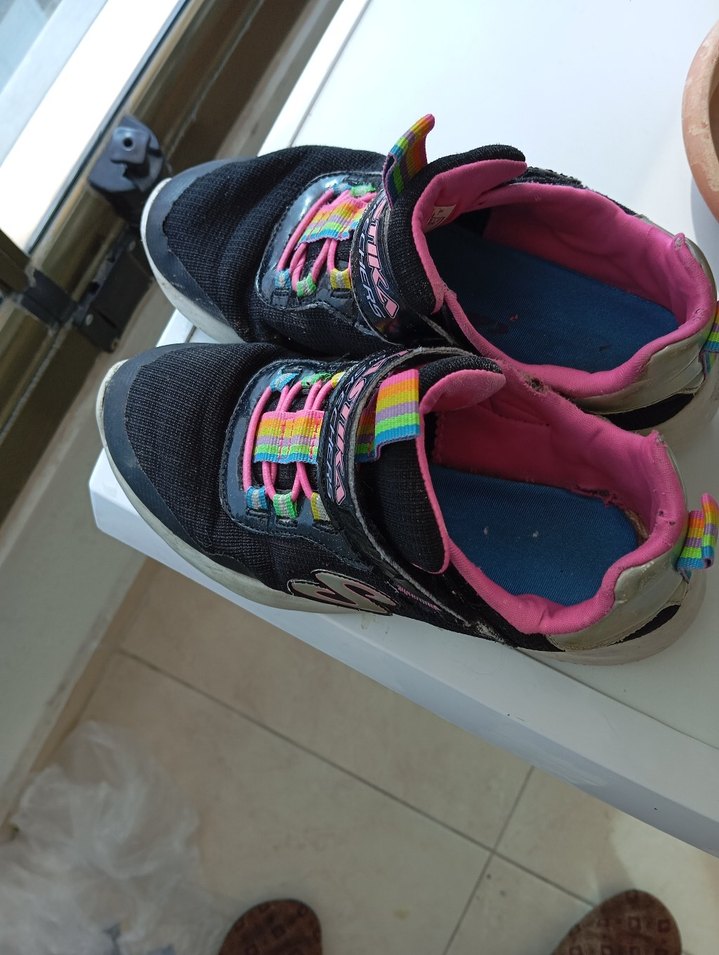 Kız Çocuk Renkli Bağcıksız Spor Ayakkabı - Görsel 5