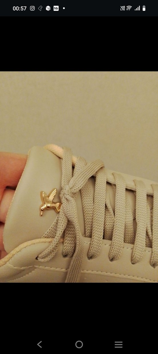 Bej Minimalist  Kadın Spor Ayakkabı - Görsel 3