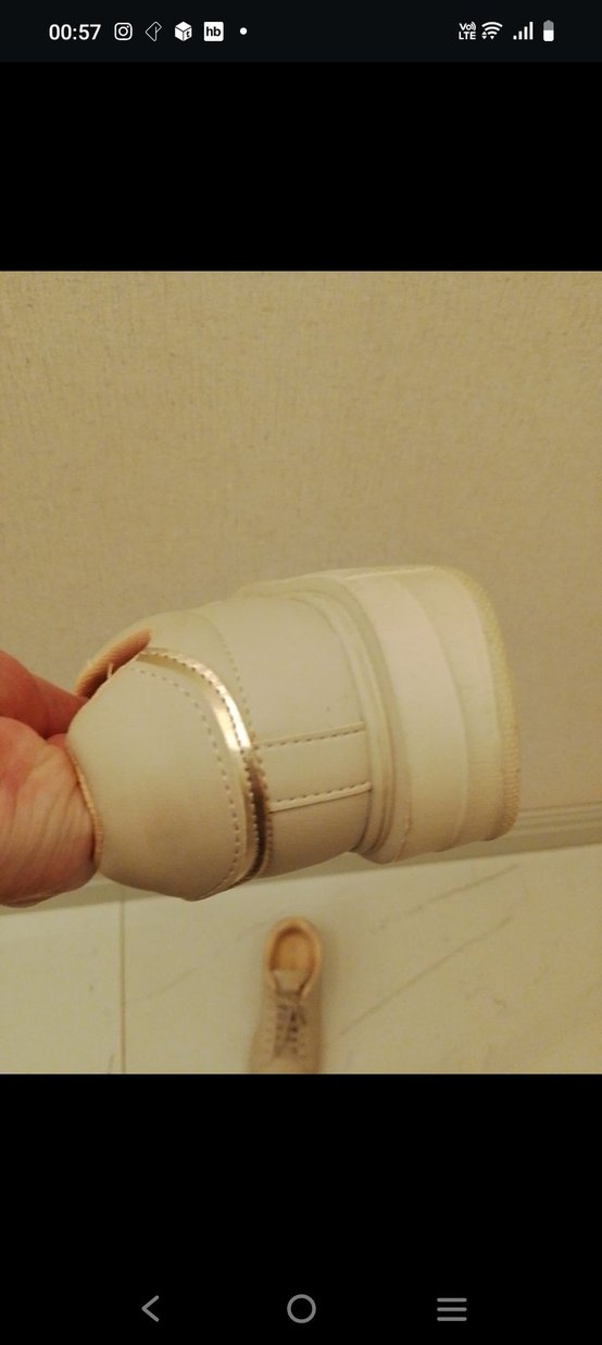 Bej Minimalist  Kadın Spor Ayakkabı - Görsel 2