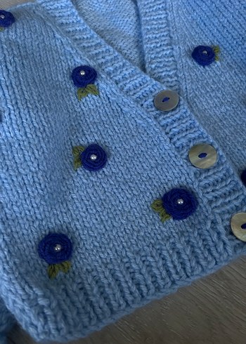 Kız bebek hırka - Görsel 2