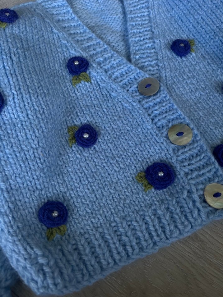 Kız bebek hırka - Görsel 2