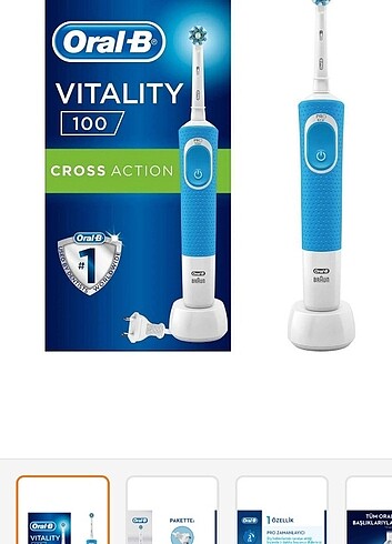 Oral-B Oral b d-100 şarj edilebilir diş fırçası