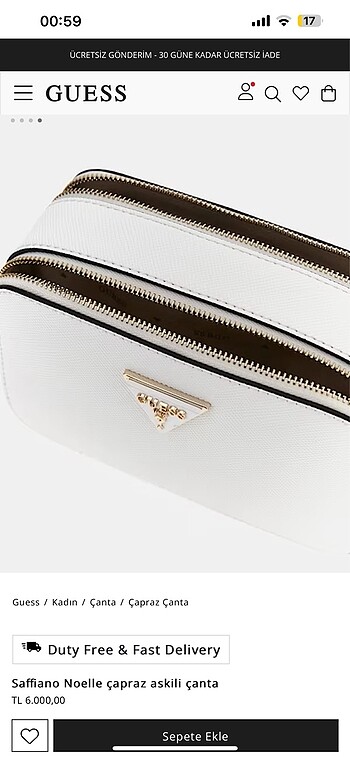 Guess Guess orjinal çanta