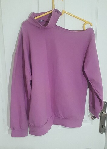 Kadın pembe sweatshirt