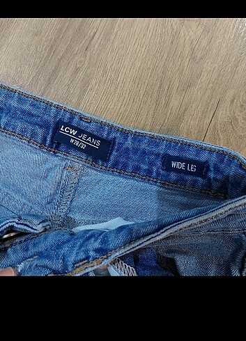 28 Beden mavi Renk Lcw wide leg jean