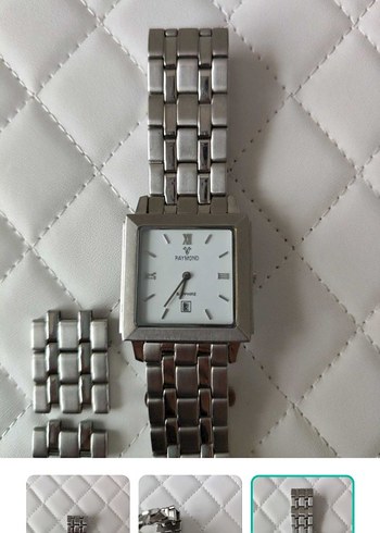 Raymond Weil Raymond Sikligi Gumus Kare Analog Saat