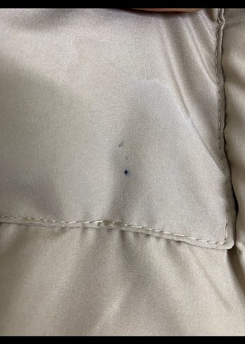 m Beden Bej Midi Kadın Kışlık Kapitone Mont
