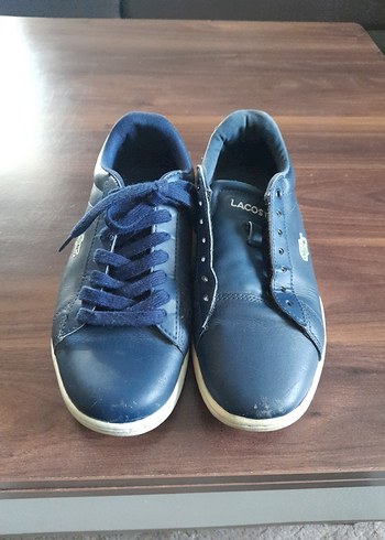 Erkek Lacoste Lacivert Bağcıklı Spor Ayakkabı - Görsel 3