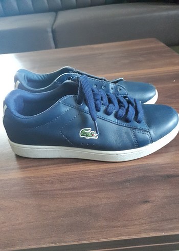 Erkek Lacoste Lacivert Bağcıklı Spor Ayakkabı - Görsel 4