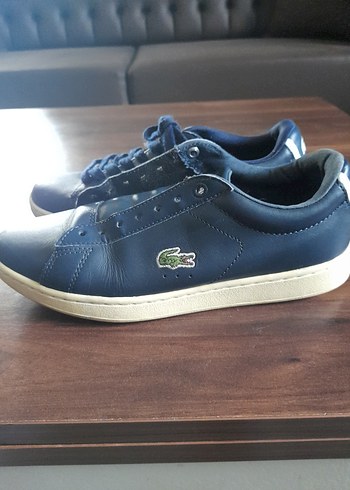 Erkek Lacoste Lacivert Bağcıklı Spor Ayakkabı - Görsel 5