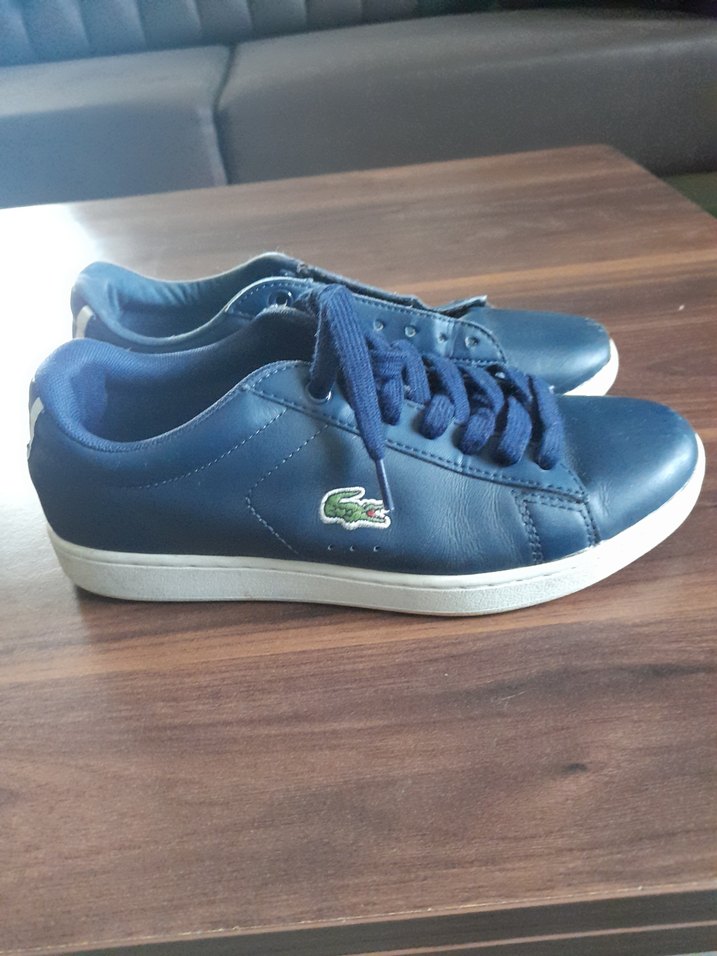 Erkek Lacoste Lacivert Bağcıklı Spor Ayakkabı - Görsel 4