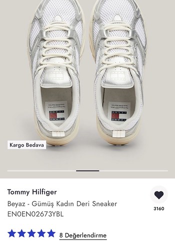 Beyaz Gri Kadın Spor Ayakkabı TOMMY HİLFİGHER ARCHİEVE SNEAKER - Görsel 2