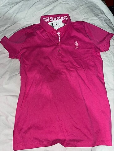 U.S Polo Assn. Us polo kız cocukpolo yaka tshirt