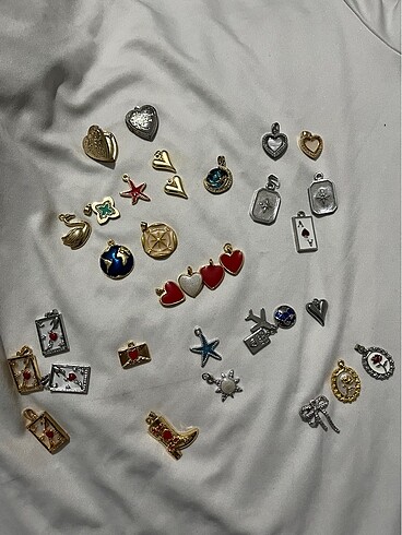Charm çeşitleri gold gümüş