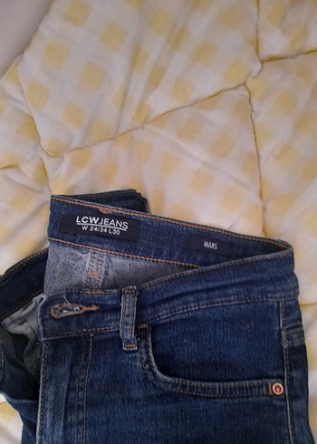 26 Beden mavi Renk Mavi Denim Normal Boy Kot Pantolon