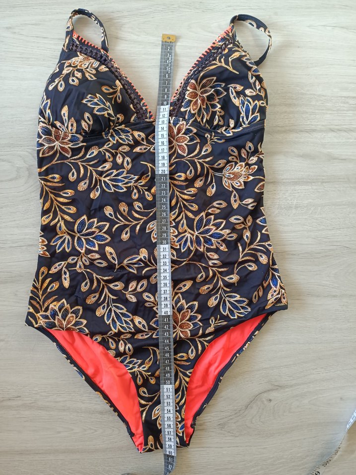 Çiçek Desenli Bohem Dantelli Kadın Mayo.38beden - Görsel 2