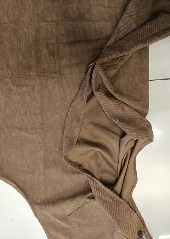 XL kısa elbise salopet - Görsel 4