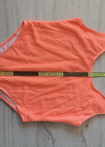 Boohoo 46 beden Turuncu Düz Kesim Kadın Mayo - Görsel 4