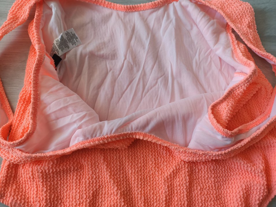 Boohoo 46 beden Turuncu Düz Kesim Kadın Mayo - Görsel 3