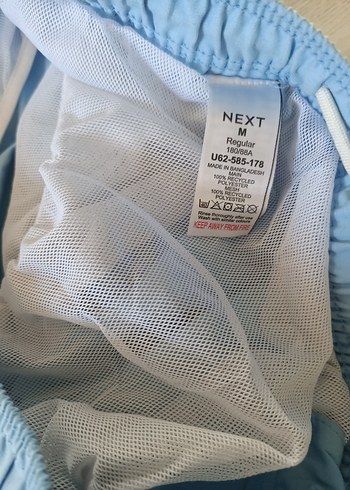 Next M beden Mavi Bel Bağcıklı Erkek Mayo - Görsel 8