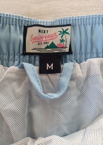 Next M beden Mavi Bel Bağcıklı Erkek Mayo - Görsel 7