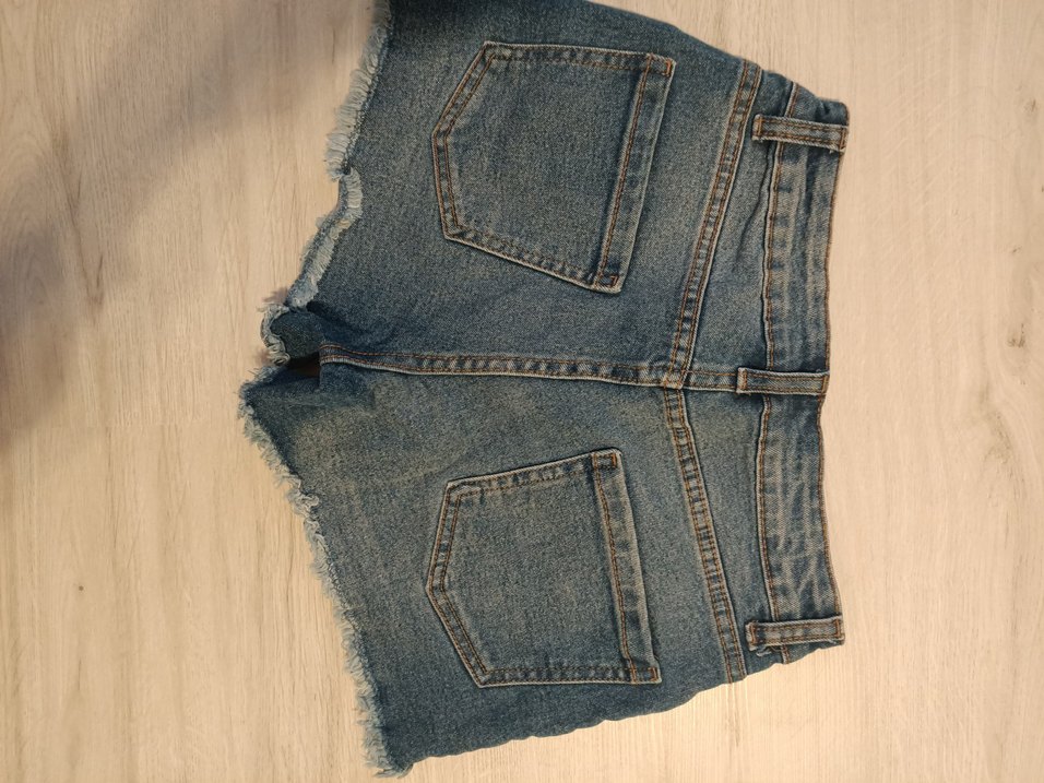 Primark 34 beden Kadın Mavi Denim Mini Şort - Görsel 2