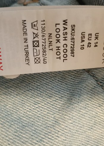 New look 42 beden kısa Jean şort - Görsel 4