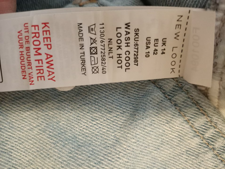 New look 42 beden kısa Jean şort - Görsel 4