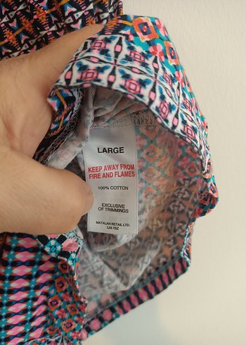 Papaya L beden Kadın Çok Renkli Straplez Kısa Tulum - Görsel 3