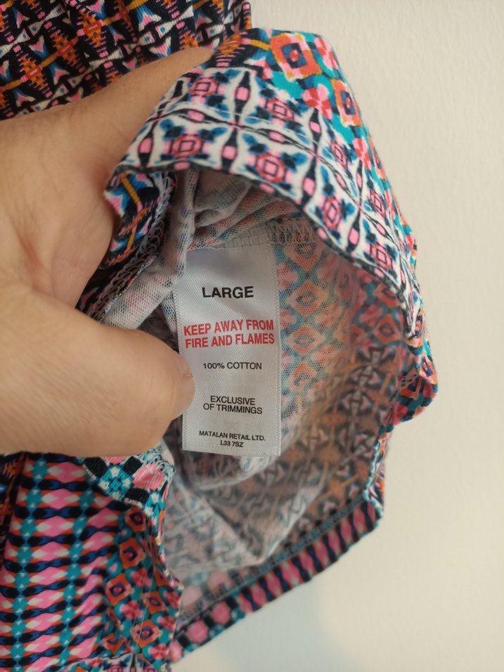 Papaya L beden Kadın Çok Renkli Straplez Kısa Tulum - Görsel 3