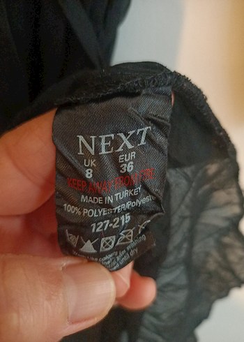 Next 36 beden siyah pareo - Görsel 4