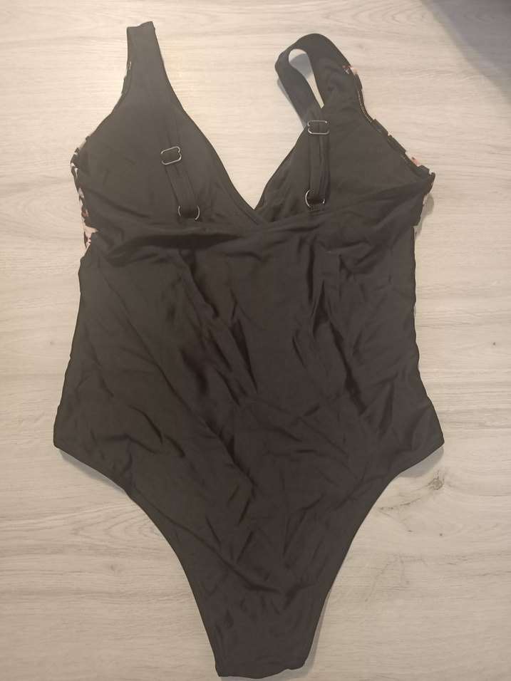 Shein 0XL  Leopar Desenli Mayo - Görsel 2