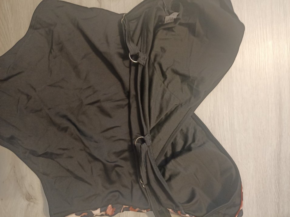 Shein 0XL  Leopar Desenli Mayo - Görsel 4