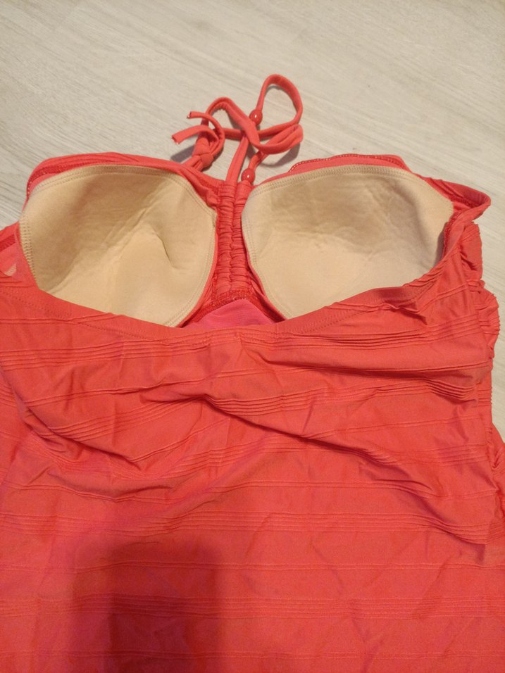 Ocean club 48 beden Kırmızı Strappy Bohem Kadın Mayo - Görsel 3