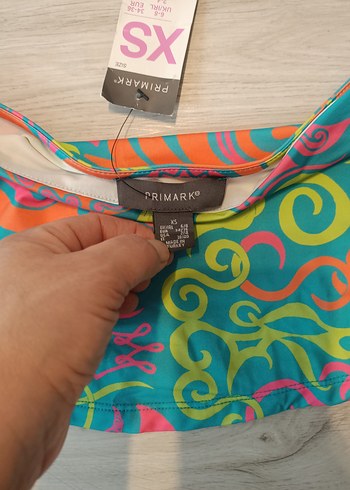Primark xs straplez crop(yeni) - Görsel 2