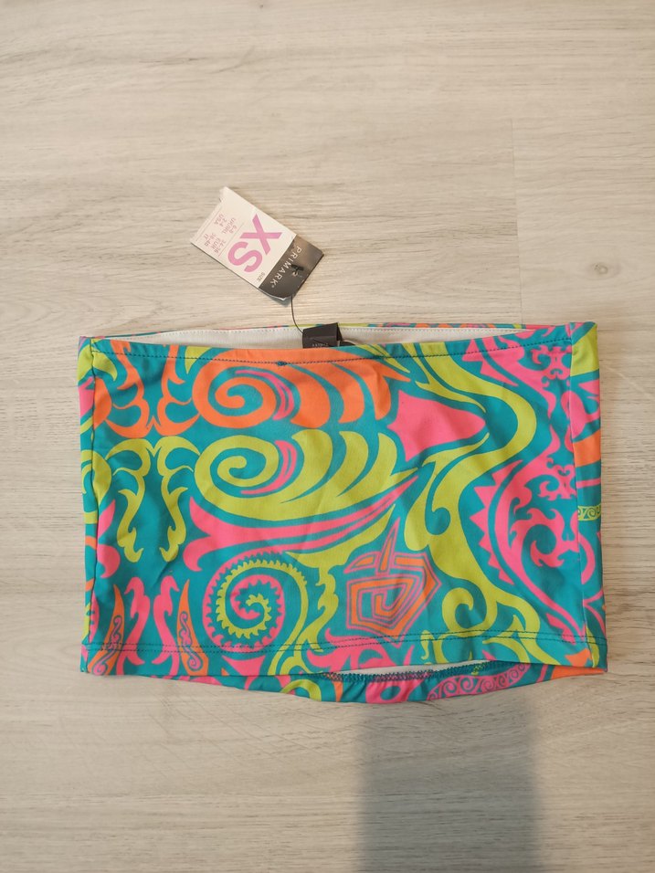 Primark xs straplez crop(yeni) - Görsel 3